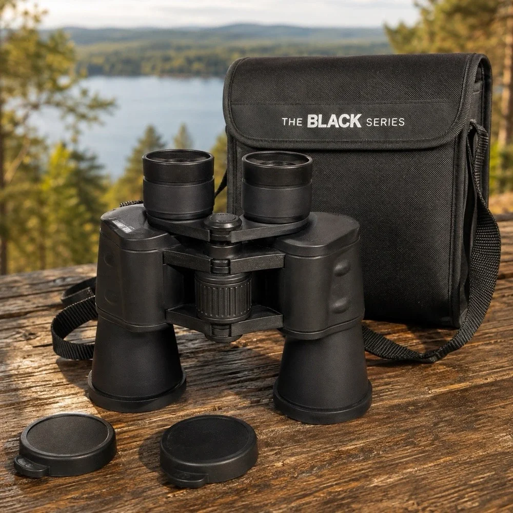 7x50 Binoculars Coated Optics 297ft/1000yd Birding Hunting w Case & Caps